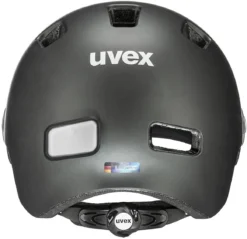 Uvex Rush Visor Visier Fahrradhelm - Dark Silver Mat -Fahrradzubehör Geschäft uvex rush visor Visier Fahrradhelm mit Ruecklicht dark silver mat 4