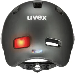 Uvex Rush Visor Visier Fahrradhelm - Dark Silver Mat -Fahrradzubehör Geschäft uvex rush visor Visier Fahrradhelm mit Ruecklicht dark silver mat 5
