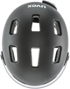 Uvex Rush Visor Visier Fahrradhelm - Dark Silver Mat -Fahrradzubehör Geschäft uvex rush visor Visier Fahrradhelm mit Ruecklicht dark silver mat 7