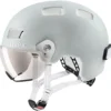 Uvex Rush Visor Visier Fahrradhelm - Papyrus Grey Mat