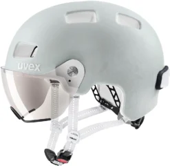 Uvex Rush Visor Visier Fahrradhelm - Papyrus Grey Mat