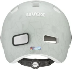 Uvex Rush Visor Visier Fahrradhelm - Papyrus Grey Mat -Fahrradzubehör Geschäft uvex rush visor Visier Fahrradhelm mit Ruecklicht papyrus grey mat 3