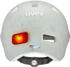 Uvex Rush Visor Visier Fahrradhelm - Papyrus Grey Mat -Fahrradzubehör Geschäft uvex rush visor Visier Fahrradhelm mit Ruecklicht papyrus grey mat 4