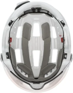 Uvex Rush Visor Visier Fahrradhelm - Papyrus Grey Mat -Fahrradzubehör Geschäft uvex rush visor Visier Fahrradhelm mit Ruecklicht papyrus grey mat 6