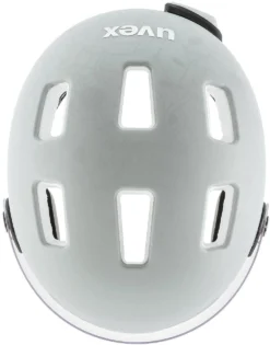 Uvex Rush Visor Visier Fahrradhelm - Papyrus Grey Mat -Fahrradzubehör Geschäft uvex rush visor Visier Fahrradhelm mit Ruecklicht papyrus grey mat 7